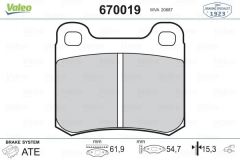 VALEO 670019 ARKA BALATA MERCEDES (W202) C180 C200 C220 (93-00) (