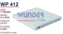 WUNDER WP412 POLEN FİLTRESİ - PEUGEOT BOXER III Y.M 06-