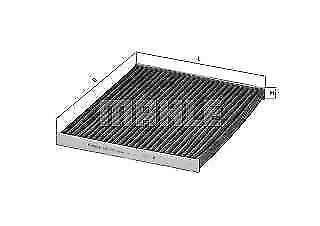 Mahle Lak373 Polen Filtresi Karbonlu Doblo  2010 Sonrası Fıorıno 2008 Sonrası Punto