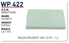 WUNDER WP422 POLEN FİLTRESİ - TOYOTA AYGO II 1,0-1,2