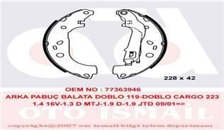 Trw Gs8738 Kampana Balata Albea 2002 Sonrası Doblo 2001 Sonrası Idea 2004 Sonrası / Musa 04-