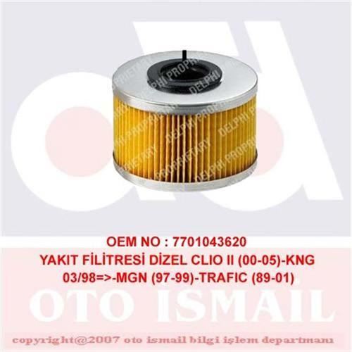 Delphi Hdf512 Mazot Filtresi Clıo Iı 00-05 Kangoo 1998 Sonrası Megane 97-9