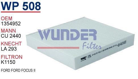 WUNDER WP508 POLEN FİLTRESİ - FORD FOCUS II -C MAX