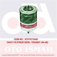 Delphi Hdf518 Mazot Filtresi Transıt T12 T15  Transıt 94-00 2.5 T
