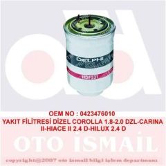 Delphi Hdf521 Mazot Filtresi Hılux / Navara D23 Skaystar 2.5D 2.5