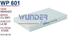 WUNDER WP601 POLEN FİLTRESİ - FiAT BRAVA - BRAVO - MAREA 95