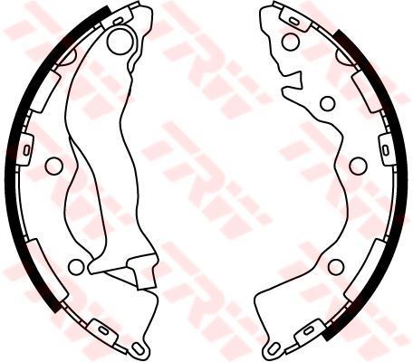 Trw Gs8766 Kampana Balata Accent Era 07-11 / Rıo Iı 2005 Sonrası 203X32