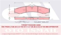 Trw Gdb1288 Fren Balatası Ön Arka Lt28-35 96-06 Lt28-46 96-06 / S