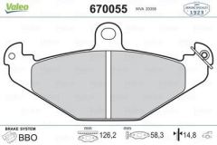 VALEO 670055 ARKA BALATA R21 (86-94) LGN (93-01) SAFRANE (92-01)
