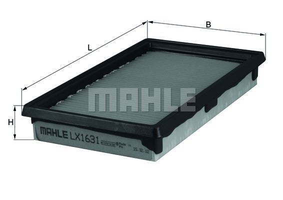 Mahle Lx1631 Hava Filtresi Mıcra K12 03-10 Note 07-10 Qashqaı 07-