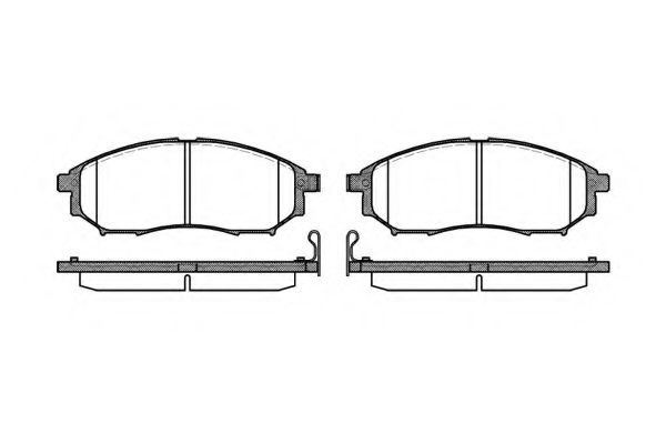 VALEO 670064 ÖN BALATA NISSAN NAVARA 2.5DCI 3.5 05=-10=-  PATHFIN