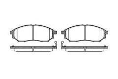 VALEO 670064 ÖN BALATA NISSAN NAVARA 2.5DCI 3.5 05=-10=-  PATHFIN