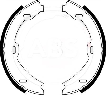 Bosch 986487724 El Fren Balatası Mercedes W220 S280 S320 S350 S43