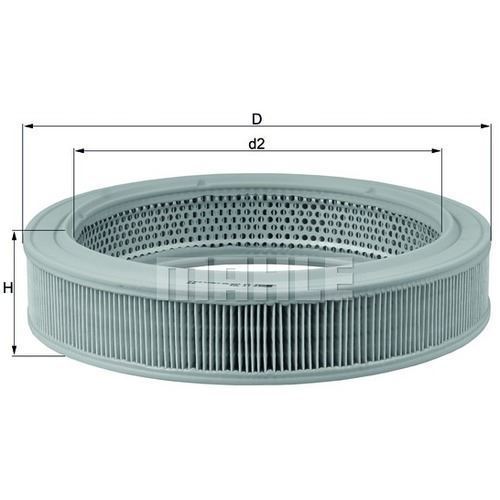 Mahle Lx208 Hava Filtresi Favorıt Felıcıa 1.3 Forman