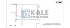 Kale 345850 Su Radyatörü Polo V 2009 Sonrası 1.4 Tsı 1.8 Tfsı 2.0 Tfsı / A