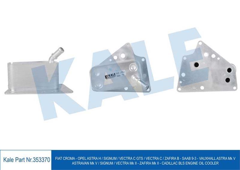 Kale 353370 Yağ Soğutucu Croma 1.9 Jtd 2005 Sonrası Astra H Sıgnum Vectra
