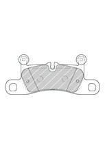 Ferodo Fdb4424 Fren Balatası Arka Touareg 7P  2010 Sonrası / 911  2012 Sonrası Boxste