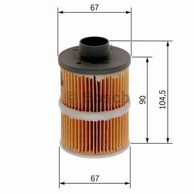 Bosch 1457070001 Mazot Filtresi Albea Doblo 2005 Sonrası Punto Ducato / Bo