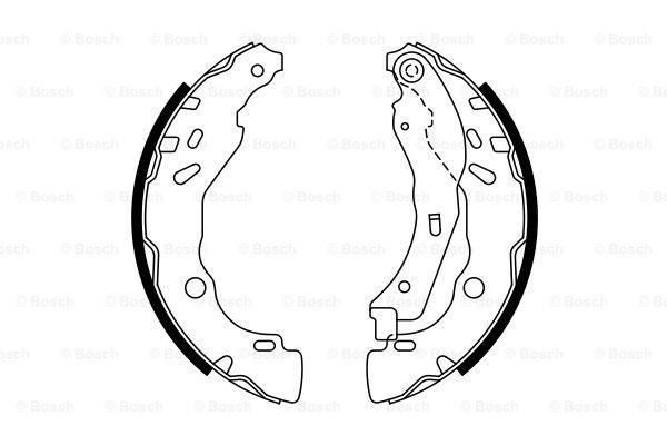 Bosch 986487771 Kampana Balata Clıo Iv  2013 Sonrası Clıo Symbol / Logan Sa