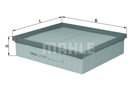 Knecht Lx3471 Hava Filtresi Mercedes A160 A180 A200 Cdı B160 B180