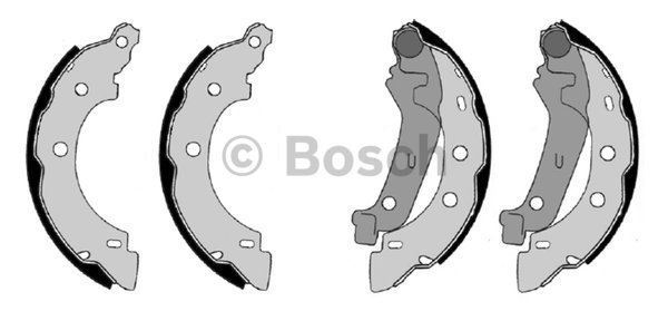 Bosch 986487896 Arka Pabuç Balata Kng 1.2-1.4 Enj1.6.-1.9D 97=- 1
