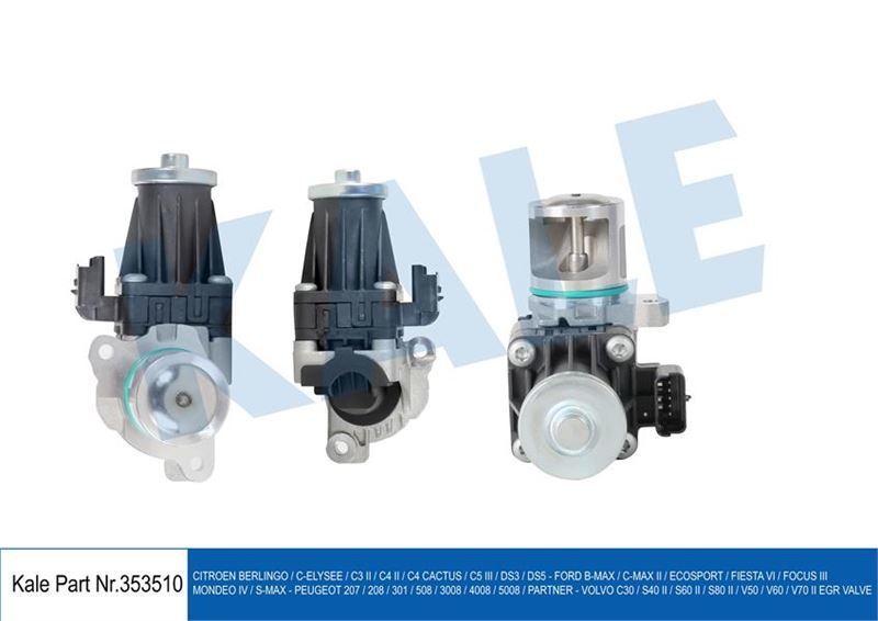 Kale 353510 Egr Valf Part- 208 3008 5008 Berl C3 C4 C5 Ds3 Ds5 Fı
