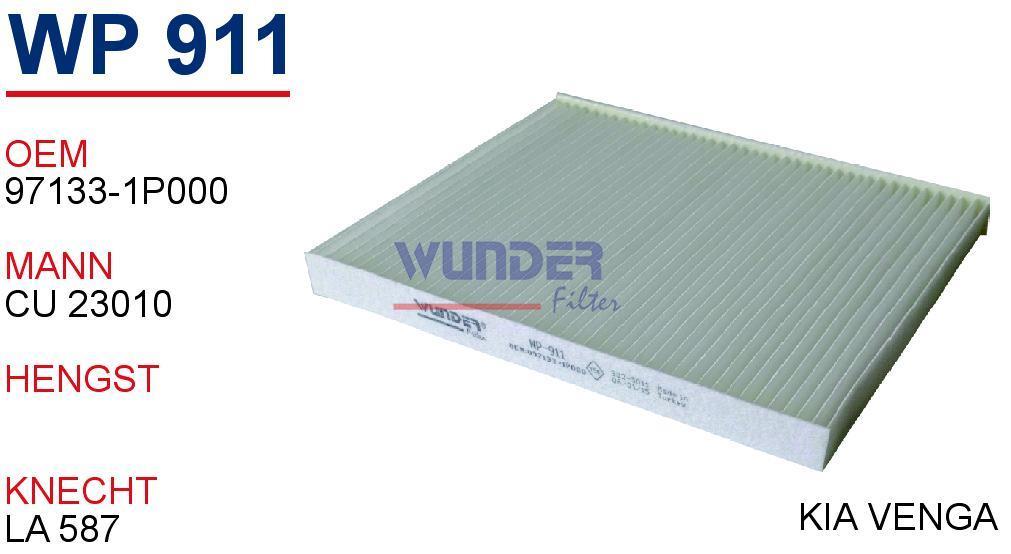 WUNDER WP911 POLEN FİLTRESİ - KİA VENGA