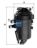 Ufı 55.112.00 Ufı Mazot Filtresi Doblo 04-06 1.3 Jtd 16V Komple M