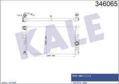 Kale 346065 Su Radyatörü Bmw 1 Bmw 3