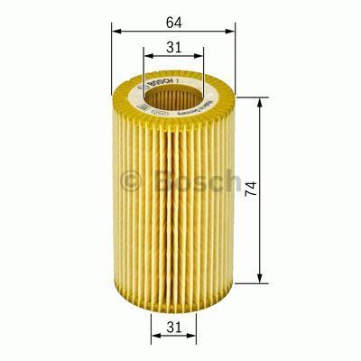 Bosch 1457429248 Yağ Filtresi Grande Punto / Astra H Vectra C Zaf