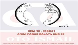 Valeo 562583 Kampana Balata Uno 70 Panda 86-04