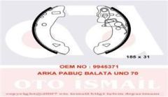 Valeo 562583 Kampana Balata Uno 70 Panda 86-04