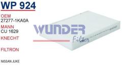 WUNDER WP924 POLEN FİLTRESİ - NİSSAN JUKE 1,5 DCİ