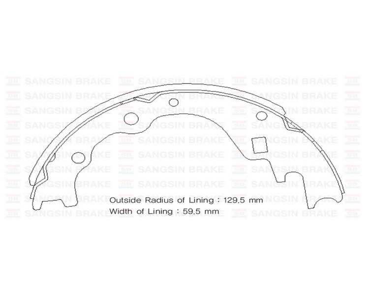 Sangsıng Sa127 Fren Balatası Arka Pregıo 1999 Sonrası Bongo 2004 Sonrası Tek Teker