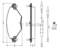 Bosch 986424582 Fren Balatası Ön Fişli C5 I 2000 Sonrası Iı 2004 Sonrası Küçük Tıp