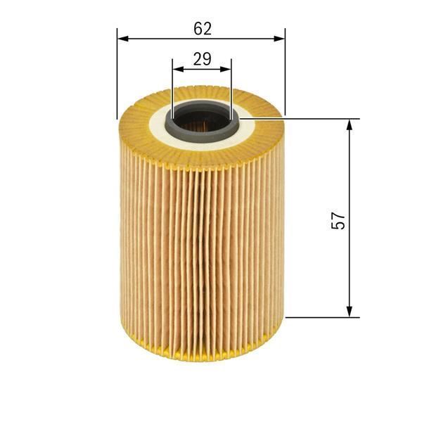 Bosch F026407078 Yağ Filtresi Cmax Fıesta V 2002 Sonrası Focus Iı Iıı Fusı