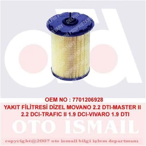 Delphi Hdf920 Mazot Filtresi Trafıc Master Iı / Vıvaro Movano 1.9