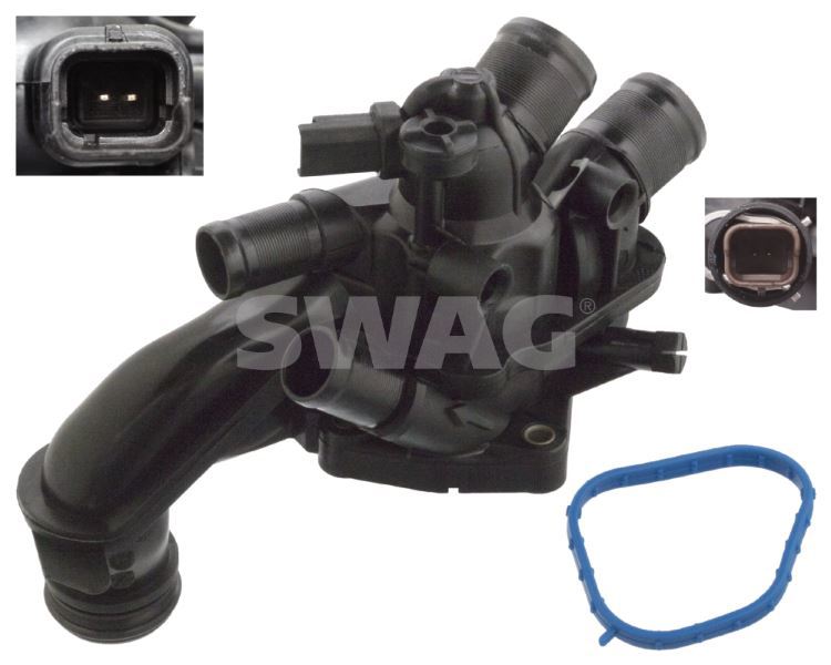 Swag 62107987 Termostat Komple 207/308/C4 43983 2007 Sonrası Febı 107987