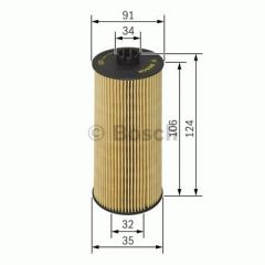 Bosch 1457429302 Yağ Filtresi Espace Iv / Vectra C Gts Sıgnum 3.0