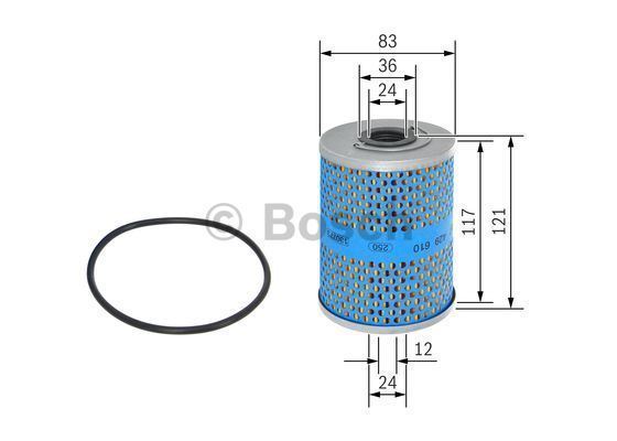 Bosch 1457429610 Yağ Filtresi Mercedes W116 W126 72-91