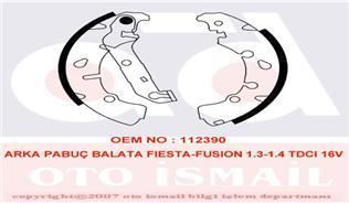 Valeo 562772 Kampana Balata Fıesta Iv 1995 Sonrası Fıesta V 2001 Sonrası Fusıon 02-