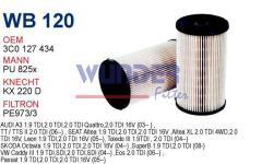 WUNDER WB120 MAZOT FİLTRESİ - VOLKSWAGEN CADDY Y.M - PASSAT Y.M 0