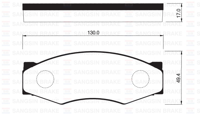 Sangsıng Sp1095 Fren Balatası Ön D21 D22 98-02 D1025