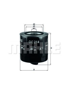 Knecht Oc214 Yağ Filtresi Transporter T4 1990 Sonrası 1.9D / 100 82-91 2.0