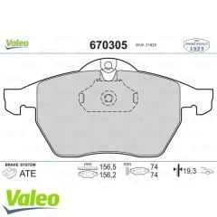 VALEO 670305 ÖN BALATA VECTRA B.2.0ı.2.5ı V6 (96/7.03) SAAB 900 I