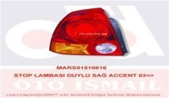 Mars 510616 Stop Lambası Sağ Accent Admıre 03-06 Duylu