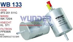 WUNDER WB133 MAZOT FİLTRESİ - AUDİ A6 6,0 BAR