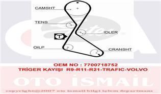 Gates 5056 Triger Eksantrik Kayışı R9 R11 R21 1.7 8V 124X190