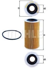 Knecht Ox370D Yağ Filtresi Focus Iı 2005 Sonrası S-Max 2006 Sonrası Mondeo Iv 2007 Sonrası K