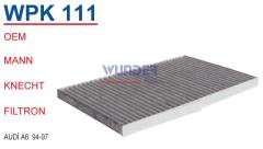 WUNDER WPK111 POLEN  FİLTRESİ - AUDİ A6 94-97